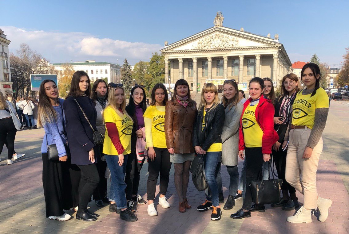 Студенти-волонтери, факультету педагогіки та психології - акивні учасники акцій